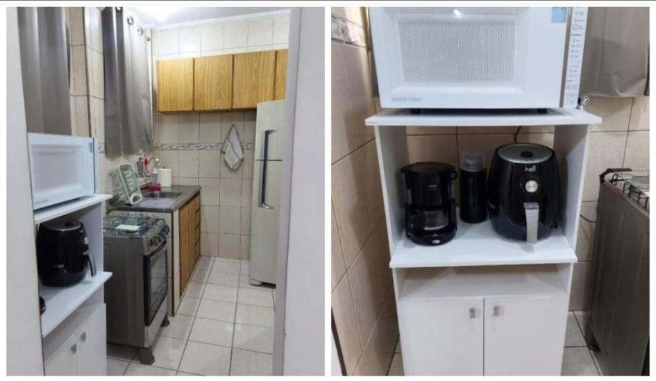 Apartamento 100 Mts Praia Roupa Cama Toalha Banho Wi-Fi 500 Mega Port 24 Hs Santos (Sao Paulo) Luaran gambar