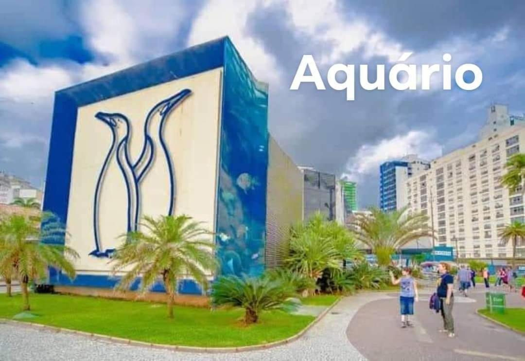 Apartamento 100 Mts Praia Roupa Cama Toalha Banho Wi-Fi 500 Mega Port 24 Hs Santos (Sao Paulo) Luaran gambar